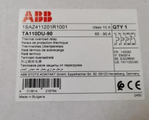 1PC Original ABB Thermal Overload Relay TA75DU-63M (45-63A) - Picture 1 of 1