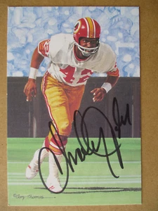 1990 Goal Line Art CHARLEY TAYLOR SIGNED AUTO 3102/5000 WASHINGTON REDSKINS - Bild 1 von 2