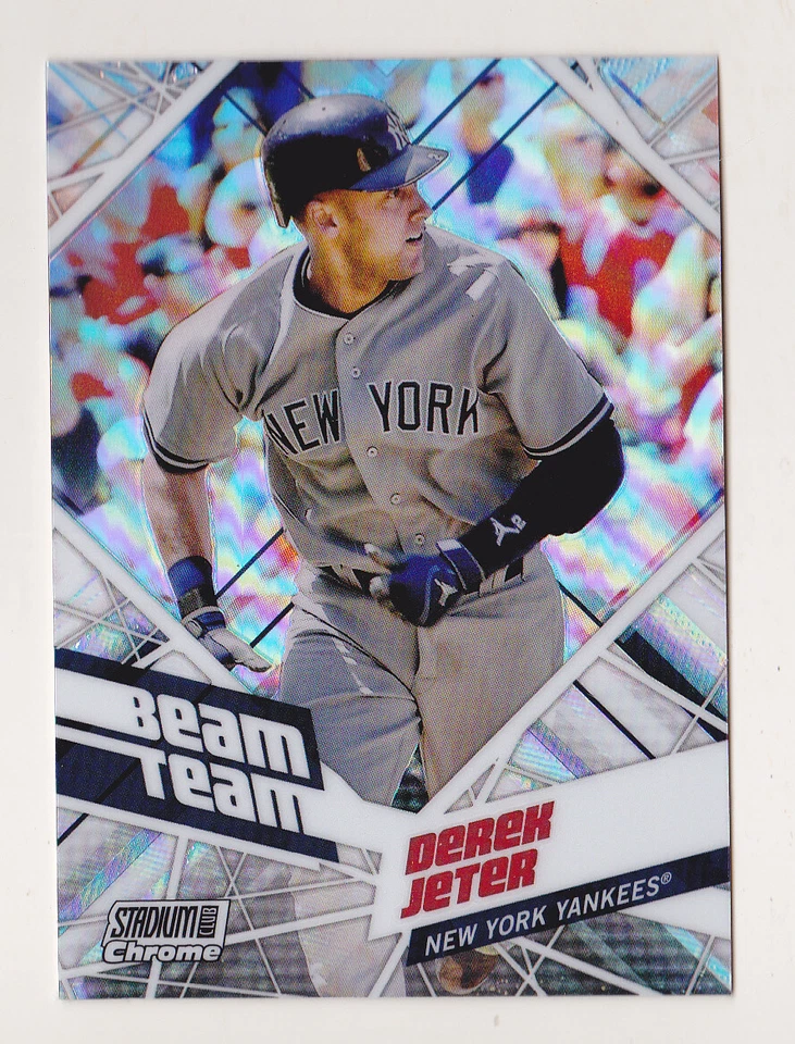 2021 Topps Stadium Chrome Club Derek Jeter Beam Team NY Yankees - Image 1 of 1