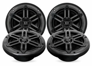 Belva BMS654BT Four 1000W 6.5-inch 2-Way Marine speakers with Bluetooth Amp Kit - Picture 1 of 9