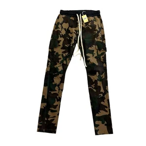 Mnml Hose Herren Größe Medium Cargo Kordelzug II Camouflage Print Jogginghose Hose Neu mit Etikett - Bild 1 von 3