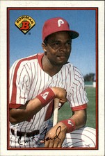 1989 Bowman Philadelphia Phillies Baseball Card #408 Curt Ford