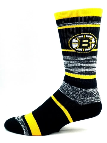 Boston Bruins 504 RMC Stripe Crew Socks Cover