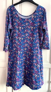 Debenhams Long Floral Tunic Top Size 16 - Picture 1 of 4
