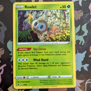 Rowlet 2/15 Holo McDonalds Collection Promo 2022 Pokemon Card Near Mint - Picture 1 of 12