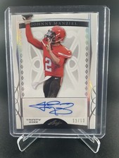 2022 Leaf Trinity Johnny Manziel Autographs Silver Spectrum Foil Auto #12/12
