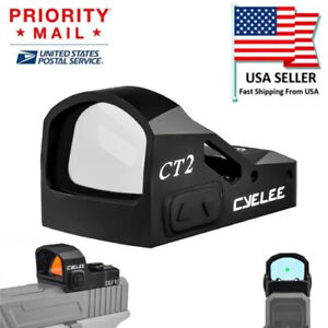 CT2 Shake Awake Green Dot Micro Mini Reflex Sight 3MOA for RMR/SRO Footprint