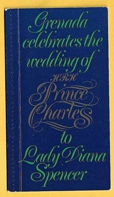 Гренада 1981 марка буклет - королевская свадьба Чарльз и Диана - полный MNH - Изображение 1 из 2