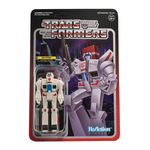 Skyfire Transformers Super 7 Reaction Action Figure Cover