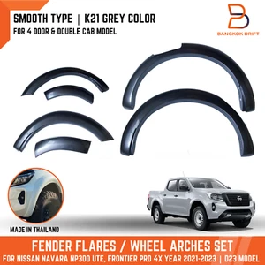 Twilight Grey K21 Fender Flares For Nissan Navara Ute Np300 D23 21-23 SL ST ST-X - Picture 1 of 11