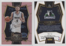 2016 Panini Select Premier Level National Convention Pink Prizm /15 Ricky Rubio
