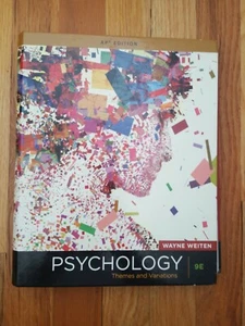 AP Edition. Psychology : Themes and Variations by Wayne Weiten (2013, Hardcover) - Foto 1 di 3