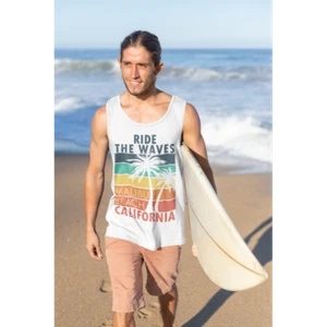 Cavalca le onde - Malibu Beach - Maglietta classica unisex - Foto 1 di 1