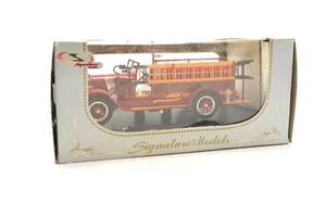 Signature Models 1928 REO Fire Truck Replica Pleasant Plains VFD Model 1/32 - Picture 1 of 6