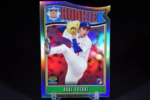 2025 Bowman Chrome Rookie Of The Year Favorites Roki Sasaki RC - Picture 1 of 2