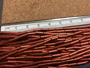 Czech Straight Cut Bugle Beads sz 1 sz 5 2mm to 12mm - Picture 1 of 72