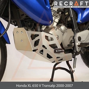 Placa antideslizante protector de motor Recraft Honda XL650V Transalp 2000-2006 con deslizadores - Imagen 1 de 4