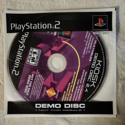 Playstation 2  2.4 Kiosk Demo Disc Not For Resale Sealed Partial Open Read Descr - Image 1 of 4