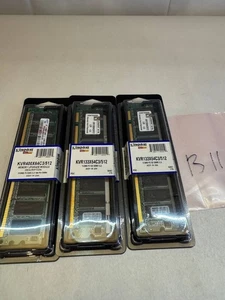 Vintage RAM Lot – 2× Kingston PC133 SDRAM + 1× Samsung DDR1 PC3200 512MB - Picture 1 of 7