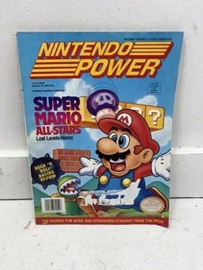 Nintendo Power Magazine Volume 52 Super Mario All Stars No Poster - Imagen 1 de 2