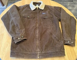 Patagonia Sheep Lined Brown Men's Pile Lined Trucker Jacket Small Brown - Picture 1 of 5