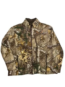Realtree Men’s Camp Full Zip Jacket Fleece Lined Size Men’s 2XL Hunting - Picture 1 of 9