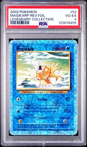 PSA 4 2002 Pokemon Legendary Collection Magikarp 52/110 Reverse Holo Foil - Picture 1 of 2