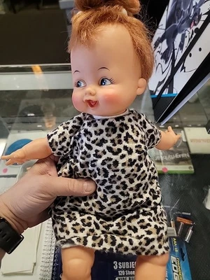 Vintage PEBBLES FLINSTONE Doll 14" Soft Body FS-14 Ideal Toy Corp HANNA BARBERA - Image 1 of 4