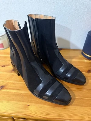 Christian Louboutin Джокер Донна 55 черный NapaLeather замши / #43-США #11 - Изображение 1 из 4