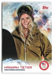 Equipo Olímpico y Paralímpico de Estados Unidos Topps 2014 y Hopefuls #82 Hannah Teter EE. UU. - Imagen 1 de 2