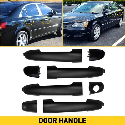 Manija de puerta exterior delantera/trasera izquierda/derecha para Hyundai Sonata 2006-2010 4 piezas Foto 1 de 4