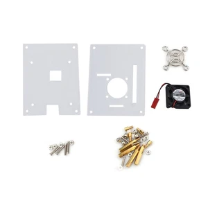 Arcylic Case Shell & Cooling Fan & Screws Set For Raspberry Pi 3/2 Model B/B+ - Bild 1 von 5