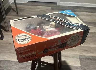 1980 GALOOB FORMULA 1 RACER RC CAR VINTAGE IN BOX #26 1/18 Scale USA Untested - Image 1 of 4