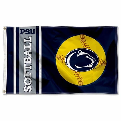 Bandera de softbol Penn State Nittany Lions 3x5 Foto 1 de 4