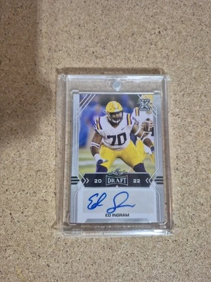 2022 Leaf Draft - Autographs Ed Ingram #BA-EI1 (AU, RC) - Image 1 of 2