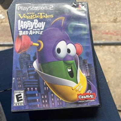 Veggie Tales: LarryBoy and the Bad Apple PlayStation 2 PS2 Complete CIB Manual - Image 1 of 4