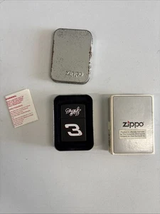 Vintage Dale Earnhardt #3 Signature 1996 Zippo Cigarette Lighter Black NIB - Picture 1 of 6