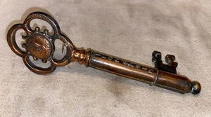 Norge Trondheim Large 8” Brass Key Paperweight Souvenir - Picture 1 of 8