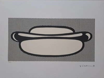 Roy Lichtenstein Signed - Hot Dog - Certificate - Image 1 of 4