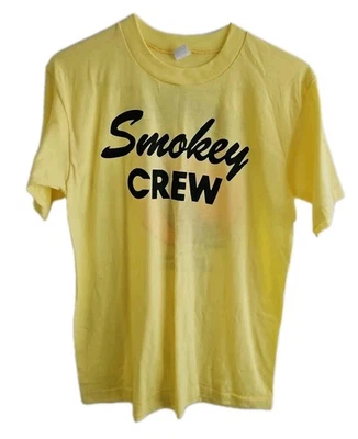 Camiseta De Colección Smokey & the Bandit Película Hawaiian Tropic Promo Nueva de Lote Antiguo Elenco y Equipo Foto 1 de 4