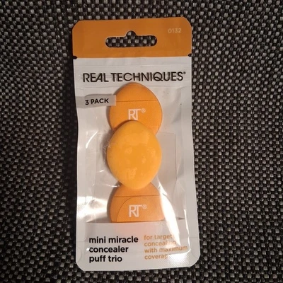 全新 Real Techniques RT 迷你奇迹遮瑕膏 Puff Trio 3 合装 未拆封 — 第 1/2 张图片