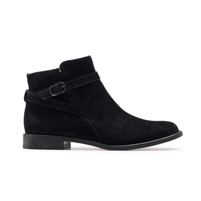 Paul Green Reeve Ankle Boot, Black Suede, Women Size 7 (UK 4.5) NEW  $535 - Image 1 of 4