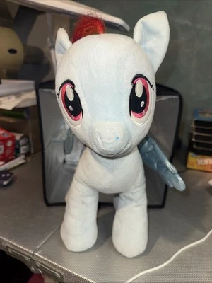 Peluche My Little Pony Build a Bear azul claro/arco iris tablero 16" BAB Foto 1 de 4