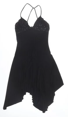 Evie Women's Black Size 10 Sequin Slip Dress - Image 1 of 4