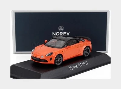 NOREV 517869 RENAULT - ALPINE A110 S PACK AERO 2022 - ORANGE MET - 1/43 - Immagine 1 di 2