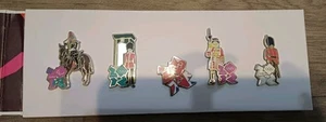 London Olympic 2012 Presentation Case Set Of 5 Pin Badges - Bild 1 von 6