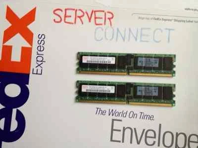 466440-B21 467654-001  466436-061 HP 8GB (2 X 4GB) PC2-5300 FBD LP KIT MEMORY  - Image 1 of 2
