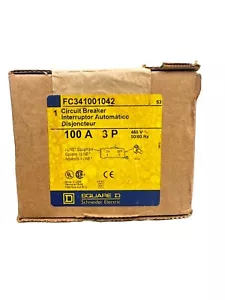 Quadrato D FC341001042, 3 Poli, 100 Amp, 65K @ 480 Volt - Foto 1 di 6