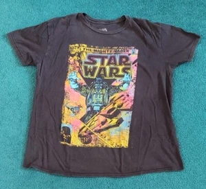 Star Wars The Mighty Vader Men's XL Black T-Shirt - Picture 1 of 7