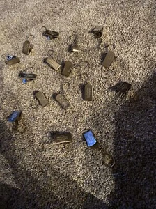 Harley Davison metal clips.  16 total. use to display - Picture 1 of 4